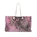 Bougie leopard pink travel tote