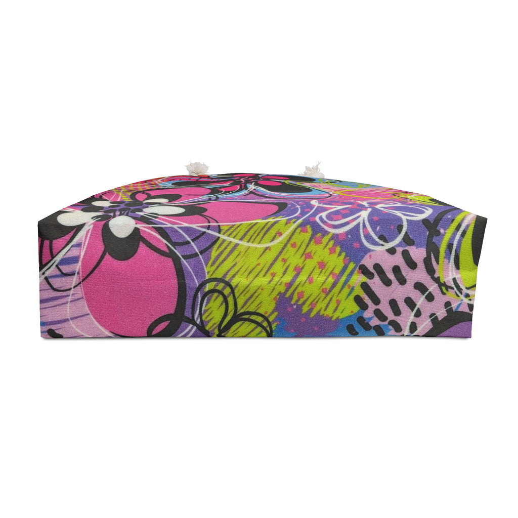 Flower lush travel tote