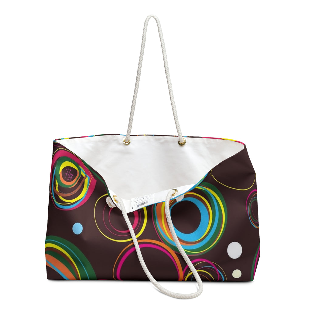 2000’s Disco brown travels tote