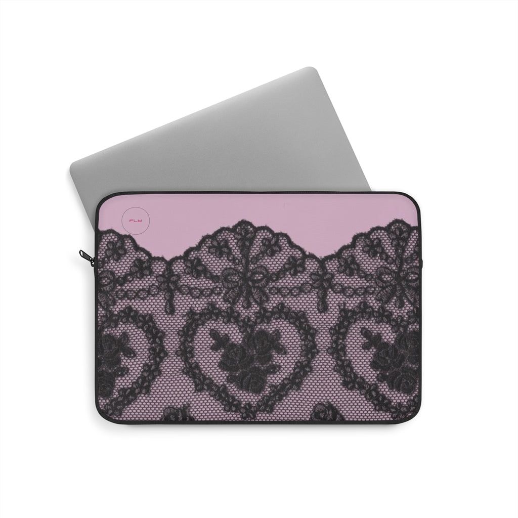 Pink lace Laptop Sleeve