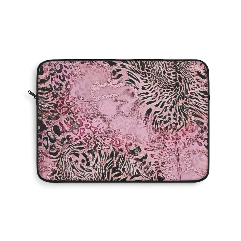 Bougie Leopard pink Laptop Sleeve