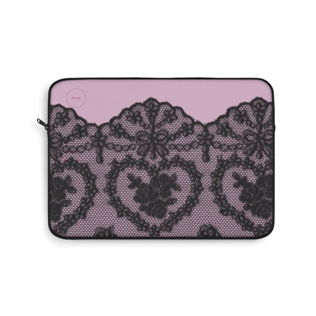 Pink lace Laptop Sleeve